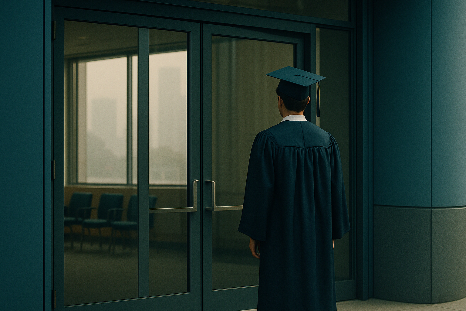 Nuevos graduados enfrentan su mercado laboral más débil en años